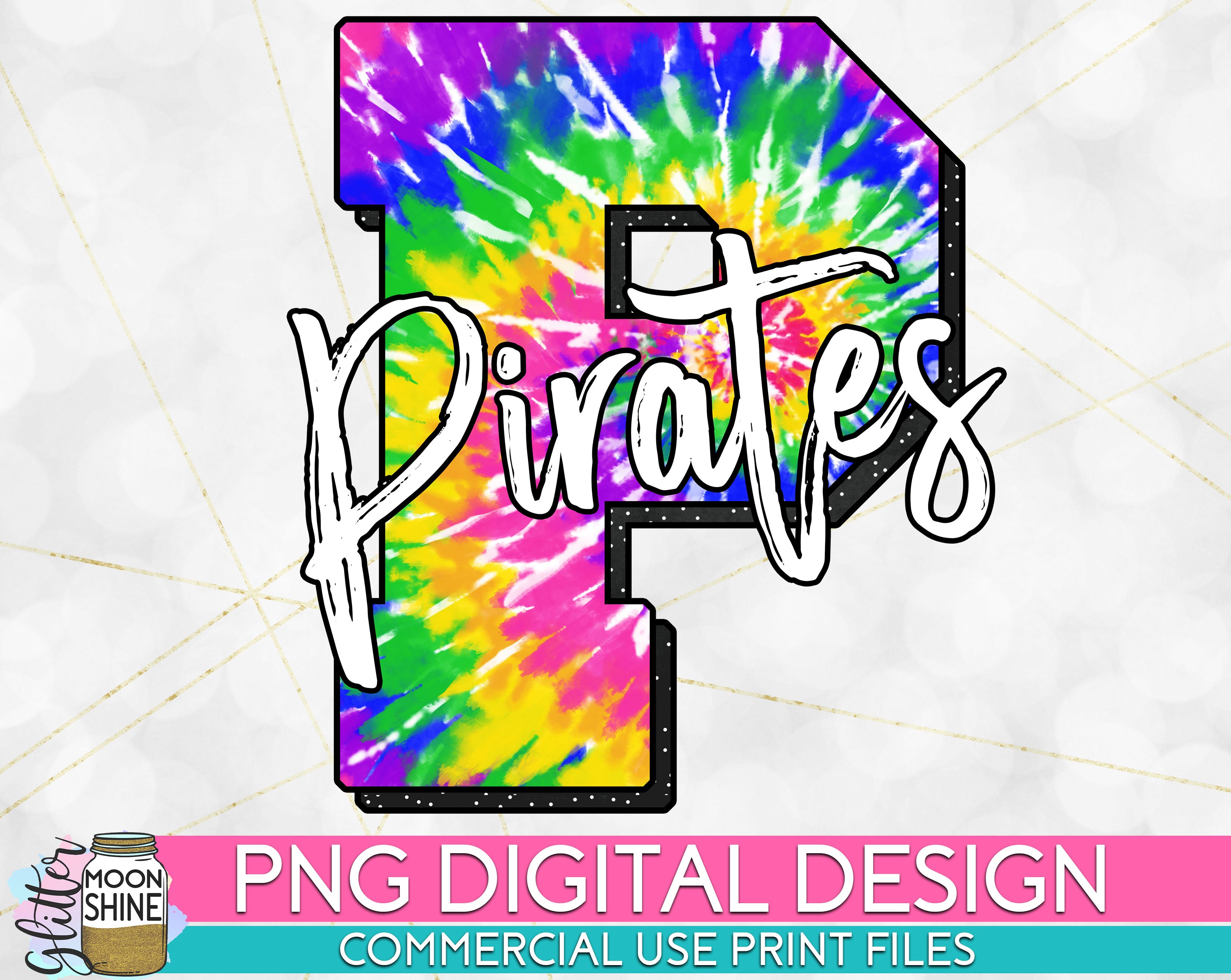 Pirates Pride Round Vintage SVG DXF JPG PNG EPS | School Team Spirit | Team  Shirt Sublimation